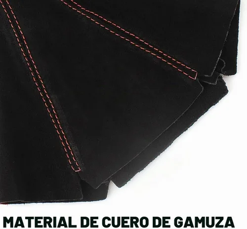 Vista 4 de BESULEN Cubierta de Funda de Palanca de Cambios para Coche, Cubierta de Gamuza de Cuero para Perilla de Cambios Cubierta Antipolvo, Reemplazo