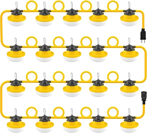 Vista 11 de Grado industrial de las luces LED de la cadena de la construcción de 50FT libre para el gancho de escalada