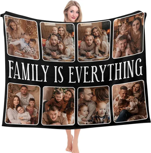 Vista 21 de Mantas personalizadas para niños con camiones, mantas con nombre personalizado para niños, niñas, familia, bebés, regalos personalizados