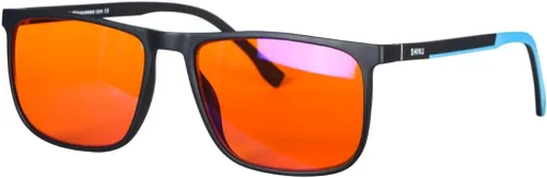 Vista 11 de SHINU Buen sueño Gafas de bloqueo de luz azul Hombres Lentes Rojas Anti Luz Verde Elimina la fatiga ocular Gafas Bluelight 078RD