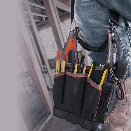 Vista 6 de Klein Tools 554158 –- 14 Tradesman Pro Organizador bolsa 8-Inch bolsa pulgadas