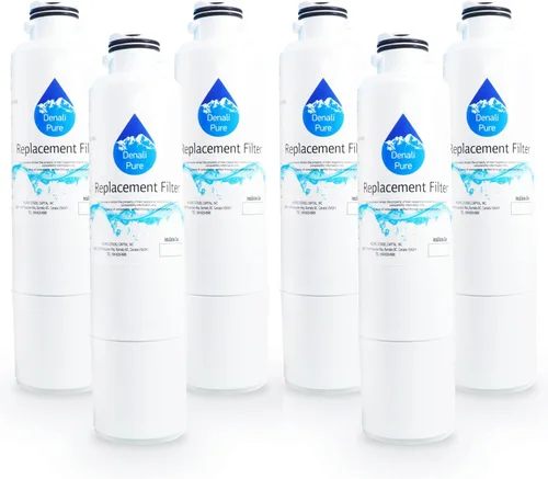 Vista 2 de Paquete de 6 filtros de agua de repuesto para refrigerador Samung RF28HFEDTWW - Compatible con DA29-00020B, DA29-00020A, cartucho de filtro de agua