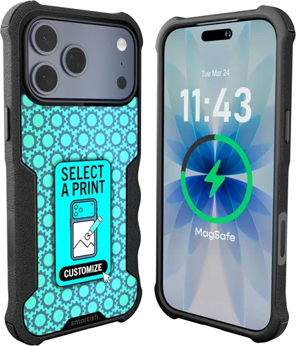 Vista 128 de Smartish Funda para iPhone 12 Pro Max Armor - Gripzilla [resistente + protectora] Funda de agarre delgada y resistente - Black Tie Affair