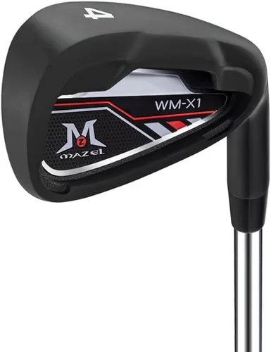 Vista 13 de MAZEL WM-X1/2 Hierros individuales para palos de golf para hombres 1,2,3,4,5,6,7,8,9, Pitching Wedge, Approach Wedge, Sand Wedge con ejes