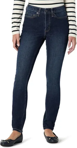 Vista 10 de Amazon Essentials - Jeans ajustados de tiro medio para mujer, altamente elásticos y versátiles