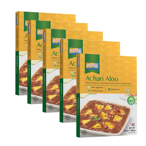 Vista 21 de Ashoka Comidas sin gluten, listas para microondas, veganas con granos negros y frijoles, comidas para calentar y servir, todas naturales Delhi Dal