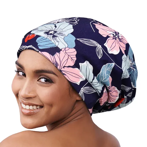 Vista 169 de Alnorm - Gorro con forro de satén y suave banda elástica para hombres y mujeres, talla única Se ajusta a la mayoría