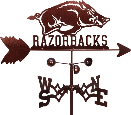 Vista 2 de SWEN Products Veleta Arkansas Razorbacks (montaje ajustable incluido)