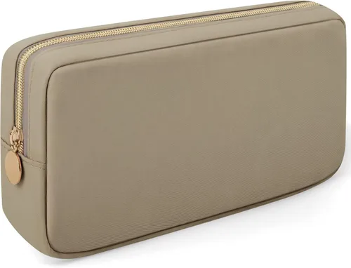 Vista 8 de XSUIOY Bolsa de maquillaje de viaje para bolso, bonita bolsa de maquillaje preparada para cosméticos, bolsa organizadora para mujeres, bolsa