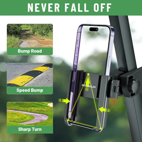 Vista 5 de BAYINBULAK Accesorios para soporte de teléfono para carrito de golf, negro