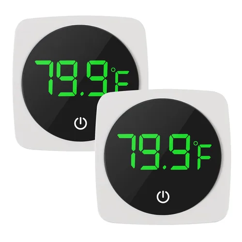 Vista 11 de 2pack Termómetro LED digital para acuario, termómetro de tanque de acuario con pantalla de medición de temperatura para peces, tortugas y acuáticos