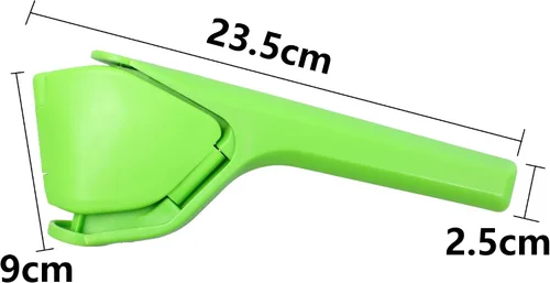 Vista 2 de Septe Exprimidor de limón, exprimidor de limón, exprimidor de cítricos de lima, jugo de mano, verde