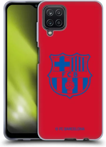 Vista 8 de Head Case Designs Funda de gel suave con licencia oficial del FC Barcelona Barca Crest Patterns compatible con Samsung Galaxy A12 (2020)