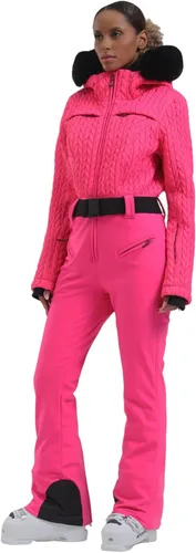 Vista 99 de GSOU SNOW Traje de esquí para mujer, traje de nieve delgado de una pieza, chaqueta de nieve, impermeable, resistente al viento, deportes al aire