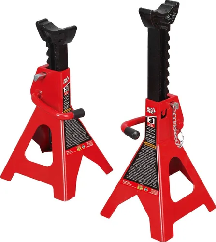 Vista 12 de BIG RED AT42002R Torin - Gatos de acero para auto, 2 toneladas (4,000 libras) de capacidad, rojo, 1 par