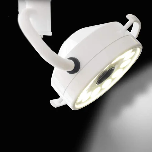 Vista 5 de NSKI LED 36W colgante de pared Examen médico quirúrgico lámpara sin sombras Luz fría Cirugía ENT dental Tatuaje veterinario PET