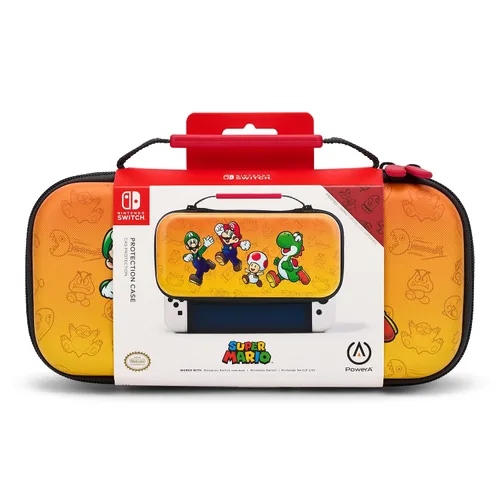 Vista 9 de PowerA Protection Case for Nintendo Switch - OLED Model, Nintendo Switch or Nintendo Switch Lite - Mario and Friends, Protective Case, Gaming Case