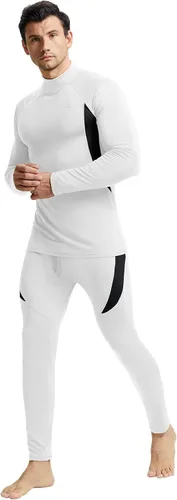 Vista 111 de Conjunto de ropa interior térmica para hombre, ropa interior larga 1#verde militar