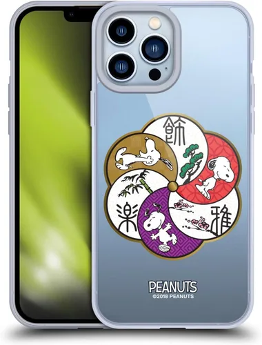 Vista 302 de Carcasa de gel para iPhone 7 Plus/iPhone 8 Plus, diseño de Snoopy Oriental de Peanuts, Badges