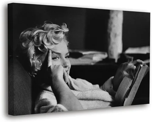 Vista 14 de SpiritualHands Marilyn Monroe - Lienzo decorativo para pared y póster – Decoración femenina moderna de maquillaje femenino, impresión de moda