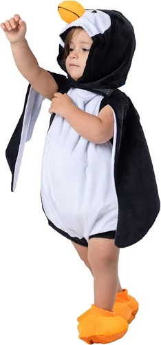 Vista 2 de Disfraz de pingüino, de Dress Up America, traje para Halloween, disfraz para bebé