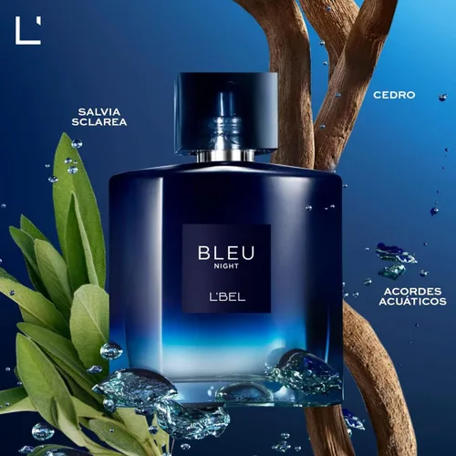 Vista 6 de L'Bel - Bleu Intense Night Perfume para Hombre Larga Duración 3.4 fl oz