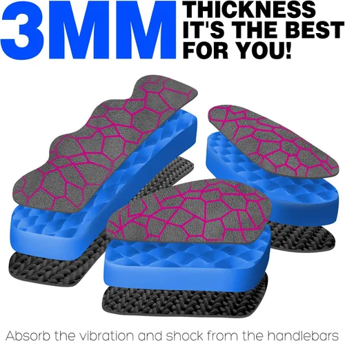 Vista 3 de BEACE Guantes de ciclismo, guantes de ciclismo para hombres y mujeres, con pantalla táctil, guantes de bicicleta de montaña con dedo completo