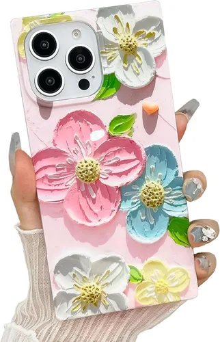 Vista 15 de Funda de silicona suave compatible con iPhone 17 de 6.3 pulgadas, funda protectora de silicona suave para mujer (mariposa azul)