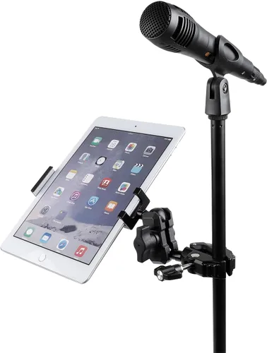 Vista 5 de Soporte de tableta de aleación de aluminio con cabezal de bola de 1 pulgada - Soporte giratorio para tableta 360 para iPad y otros dispositivos