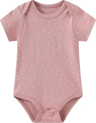Vista 3 de Kiddiezoom Conjunto de canastilla para bebé, 9 piezas, conjunto de mamelucos y pantalones, conjunto de regalo unisex para bebé