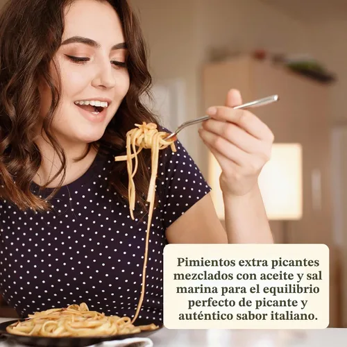 Vista 9 de Cento Extra Hot Calabrese Pepperoncino Hoagie Spread, 9.87 onzas
