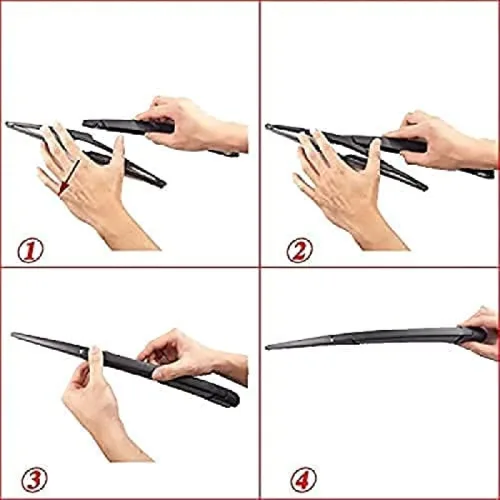 Vista 6 de Kit de limpiaparabrisas trasero para Mazda CX-3 2015 2016 2017 2018 2019 2020 2021 Tamaño 12 "limpiaparabrisas trasero