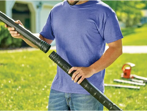 Vista 4 de BLACK+DECKER Accesorio para limpieza de canalones para soplador, conexión rápida (BZOBL50)