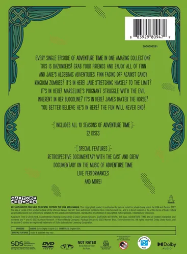 Vista 3 de Adventure Time The Complete Series Standard Edition (DVD)