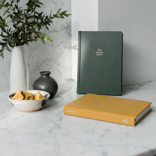 Vista 6 de Kunitsa Co. Cuaderno de Recetas - Regalo de Recuerdo, Libro en Blanco de Recetas de Tapa Dura para Escribir Tus Propias Recetas con Sugerencias