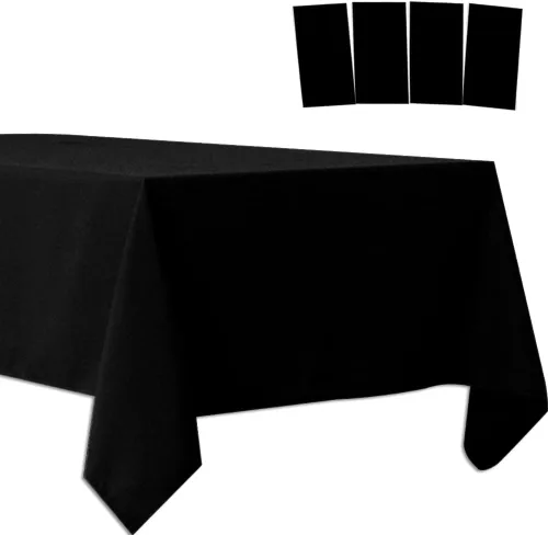 Vista 12 de Paquete de 2 manteles de plástico desechables, manteles de plástico para barbacoa, picnic, cumpleaños, bodas, fiestas, impermeables y a prueba