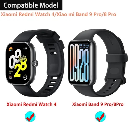 Vista 3 de Bandas trenzadas para Xiaomi Smart Band 9 Pro/Mi Band 8 Pro/Redmi Watch 5/4, correas elásticas de repuesto deportivas para mujeres y hombres