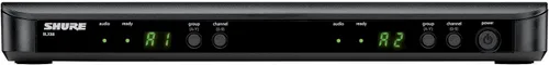 Vista 2 de Shure BLX188/CVL Sistema de micrófono inalámbrico UHF - Perfecto para entrevistas, presentaciones, teatro - Vida de batería de 14 horas, rango