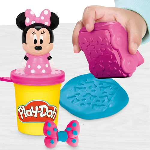 Vista 4 de Play-Doh Disney Junior Mickey Mouse Clubhouse, Stamp & Go Megapack con Mickey, Minnie y Donald, artes y manualidades, juguetes preescolares