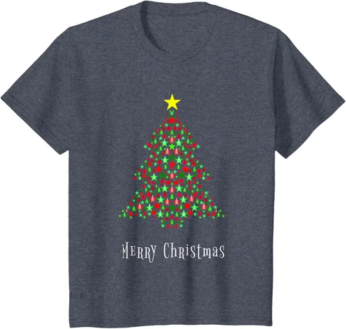 Vista 61 de Celebración del árbol de Navidad - Feliz Navidad - Camiseta de Navidad