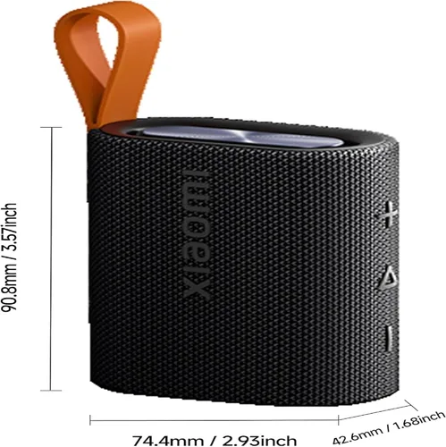 Vista 2 de Xiaomi Altavoz Bluetooth portátil, estéreo inalámbrico verdadero, Bluetooth 5.4, IP70 impermeable, reproducción de larga duración (5, vatios)