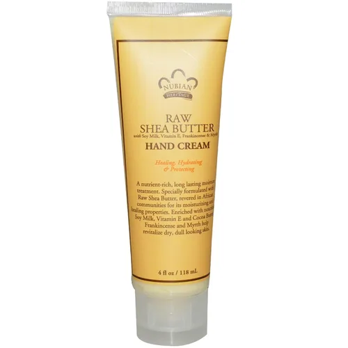 Vista 4 de Nubian Heritage Crema de Manos, Manteca de Karité Cruda, 4 fl oz (4.0 fl oz)