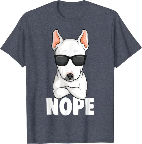 Vista 108 de Camiseta de perro Bull Terrier para niños y mujeres, Negro