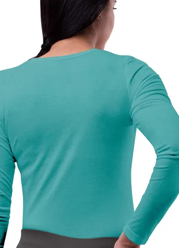 Vista 3 de Sivvan Scrubs for Women - Long Sleeve Comfort Underscrub Tee 3-Pack