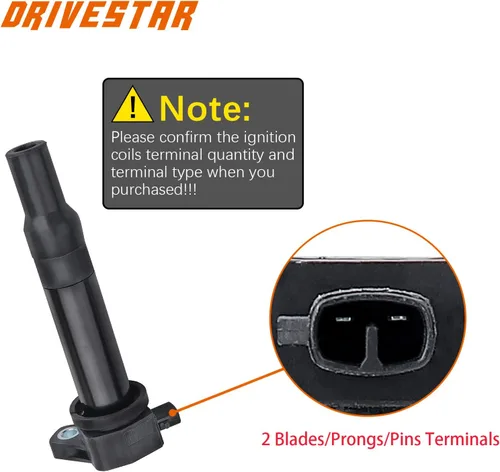 Vista 3 de c1543 X 4 Set de 4 marca New bocinas de encendido Fit Hyundai Accent Kia Rio – 27301 26640 Fits Hyundai Accent 2006-2011, Kia Rio/Rio5 1.6L