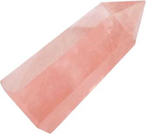 Vista 10 de mookaitedecor Varitas de cristal curativo, 6 facetas de un solo punto para meditación de chakras, reiki, decoración del hogar, ángel aura cuarzo