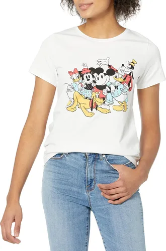 Vista 2 de Tienda Essentials Disney Marvel Star Wars Camisetas de manga corta con cuello redondo para mujer, paquete de 2