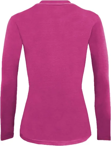 Vista 12 de Natural Uniforms Camiseta Under Scrub para mujer, cuello redondo, manga larga, paquete de 3, paquete múltiple de 3