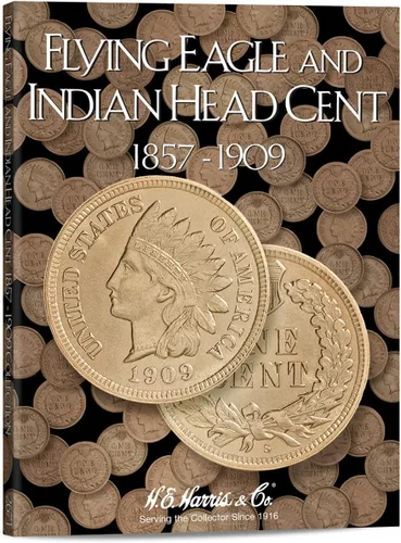 Vista 9 de H.E. Harris & Co US Carpeta de Monedas Cent Pequeño 1857 – Conjunto de Cinco Volúmenes con Fechas #’s 2671, 2672, 2673, 2674, 4002