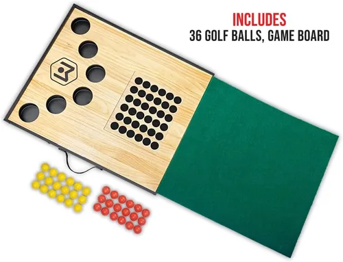 Vista 7 de Wicked Big Sports Fore Across Juego de golf Putting Connect de cuatro estilos Practica de golf con precisión estilo de juego con Putting Green
